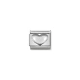 Nomination Composable Classic SYMBOLE Edelstahl und 925er Silber (01_Herz)